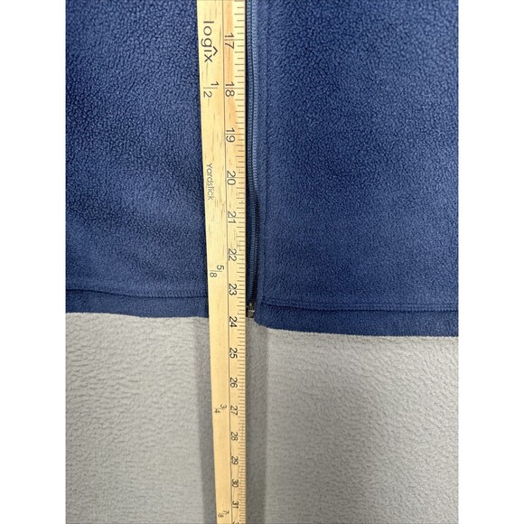 Vineyard Vines Vest Womens Medium Blue‎ Zip Fleece Martha's Vineyard Athleisure - Picture 3 of 8